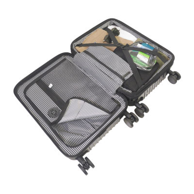 Martha Stewart The Bedford 25 Inch Hardside Expandable Checked Spinner Luggage