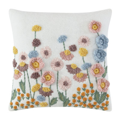 Peri Home 3d Petals Square Throw Pillow