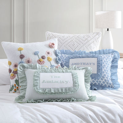 Peri Home 3d Petals Square Throw Pillow