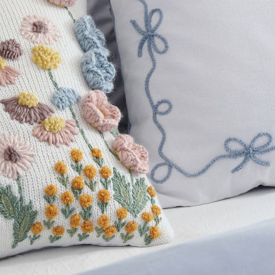 Peri Home 3d Petals Square Throw Pillow