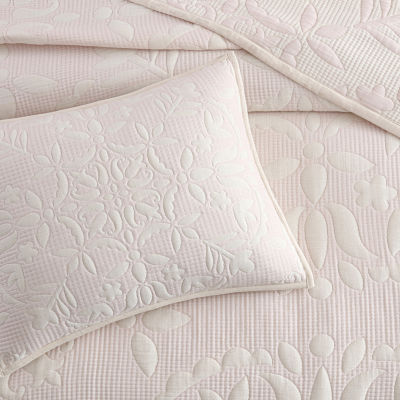 Peri Home Medallion Floral 3-pc. Easy Care Quilt Set
