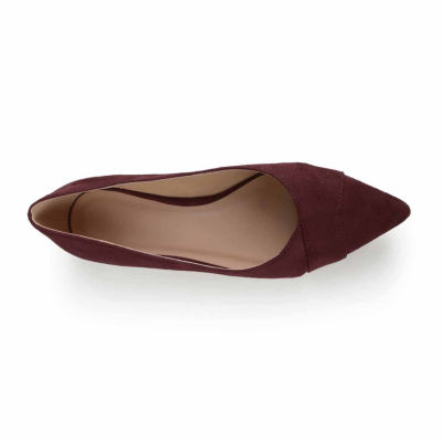 Journee Collection Winslo Womens Pointed Ballet Flats
