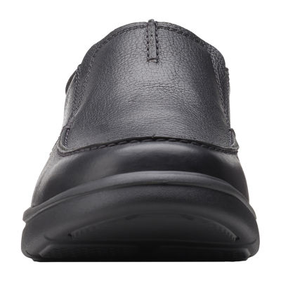 Clarks Bradley Mens Round Closed Toe Slip-On Shoe