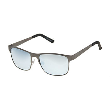 Dockers Mens Polarized Rectangular Sunglasses | Gray | One Size | Eye Care Sunglasses | Polarized