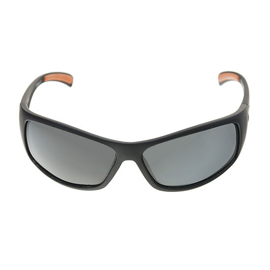 Dockers Mens Polarized Full Frame Wrap Around Sunglasses