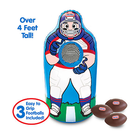 Little Tikes Jumbo Inflatable Football Trainer 4-pc. Sports Game, One Size