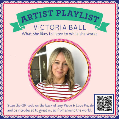 Eeboo Piece And Love Blue Kitchen 1000 Piece Square Adult Jigsaw 1000-pc. Puzzle