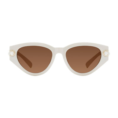 Juicy By Juicy Couture Jhett Pearlwhite Womens Cat Eye Sunglasses