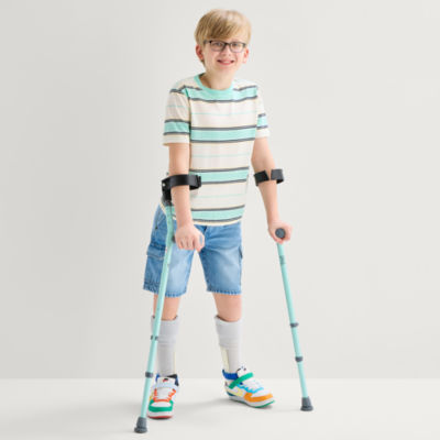 Thereabouts Cargo Little & Big Kid Boys Adaptive Easy-on + Easy-off Denim Short