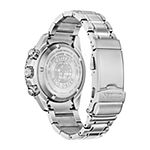 Citizen Mens Chronograph Silver Tone Stainless Steel Bracelet Watch Ca0710-58l