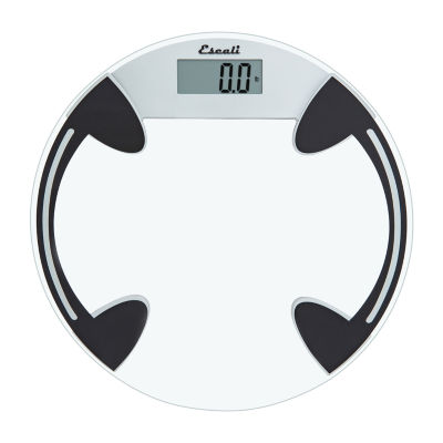 Escali® Round Glass Bathroom Digital Scale B18ORC