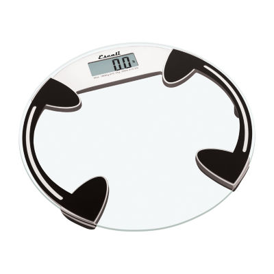 Escali® Round Glass Bathroom Digital Scale B18ORC