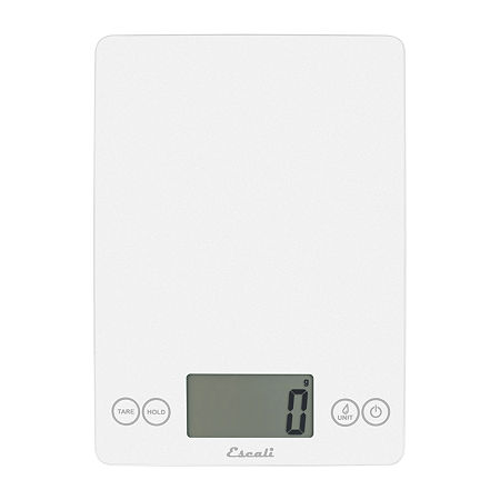 Escali Arti Glass Digital Food Scale, One Size, White