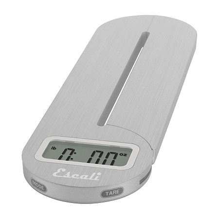 Escali Savu Space Saving Digital Food Scale, One Size, Silver