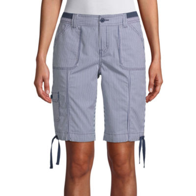 St. John's Bay Womens Mid Rise Bermuda Short JCPenney