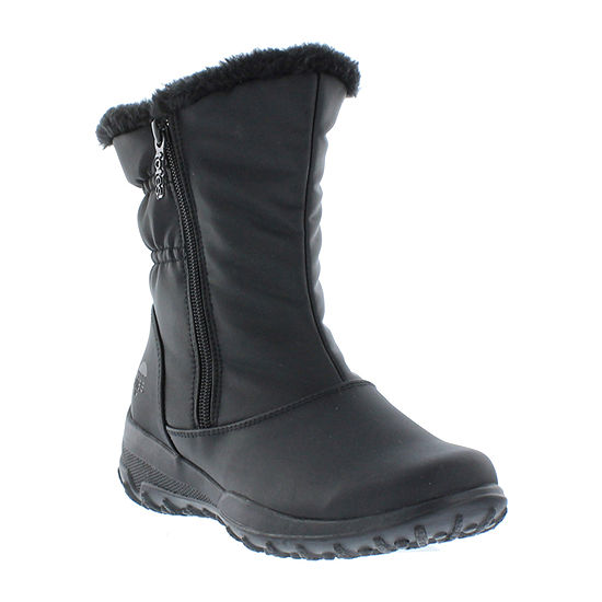 Totes Womens Piper Waterproof Flat Heel Winter Boots