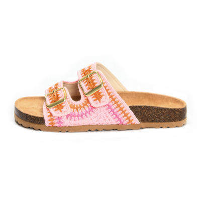 Dirty Laundry Temera Womens Adjustable Strap Footbed Sandals
