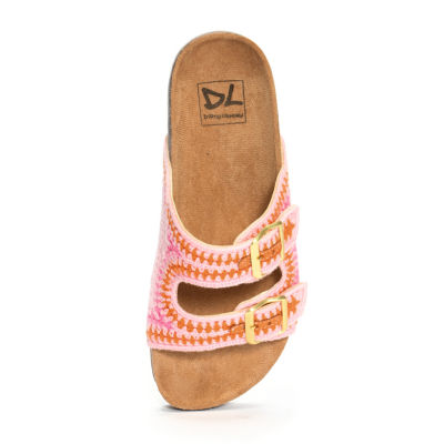 Dirty Laundry Temera Womens Adjustable Strap Footbed Sandals