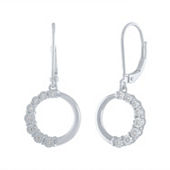 JCPenney FINE JEWELRY 1/4 CT. T.W. White & Color-Enhanced Champagne Diamond  Double-Drop Earrings - ShopStyle Clothes and Shoes