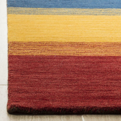 Safavieh Himalaya Collection Ilarion Striped Square Area Rug