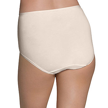 Womens 6 Pack Core Cotton Hi Cut Panty- Assorted