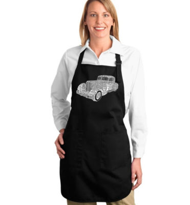 Los Angeles Pop Art Full Length Word Art Apron - EVERY MAJOR WORLD CONFLICT SINCE 1770