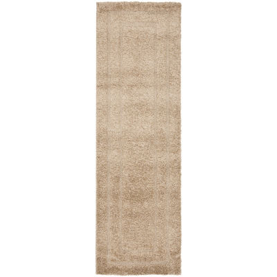 Safavieh Shag Collection Smith Solid Runner Rug