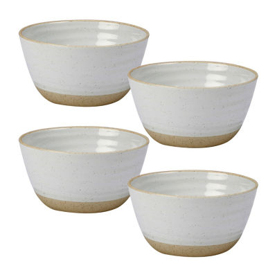 Certified International Artisan 4pc. Dishwasher Safe Ceramic Ice Cream Bowl