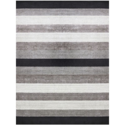 Amer Rugs Blend AB Hand-Woven Wool and Viscose Rug