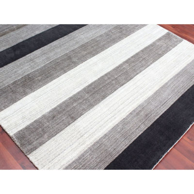 Amer Rugs Blend AB Hand-Woven Wool and Viscose Rug