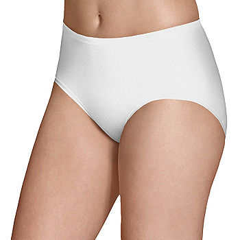 Fruit of the Loom Women's Underwear Breathable Panties (Regular & Plus,  Plus Size Brief-Micro Mesh-10 Pack, 9
