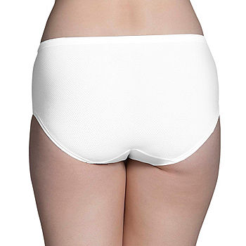 Fruit of the Loom Girls' Seamless Underwear, Black Hue/White 4 pack Large