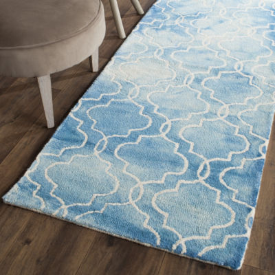Safavieh Dip Dye Collection Serafim Geometric Runner Rug