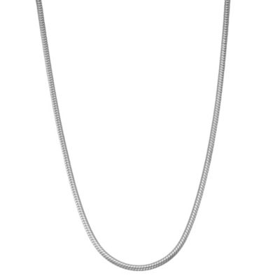 Mens Sterling Silver 20 Inch Snake Chain Necklace