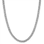 Sterling Silver 20 28 3.2mm Curb Chain