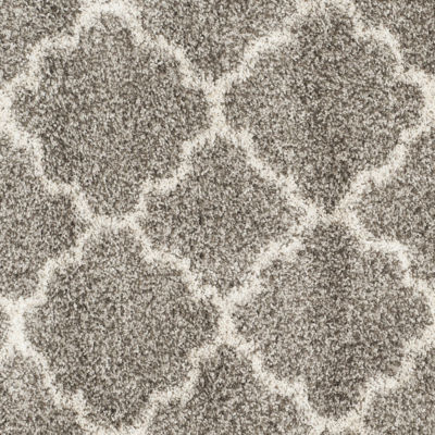 Safavieh Hudson Shag Collection Synthia Geometric Round Area Rug