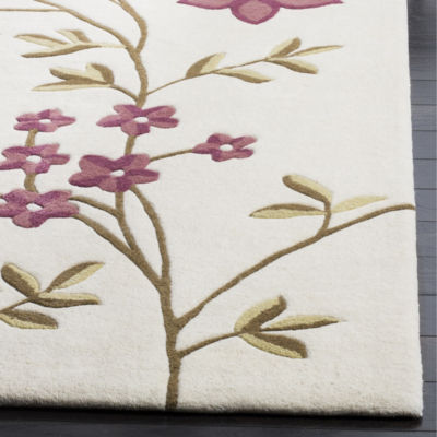 Safavieh Capri Collection Evaline Floral Square Area Rug