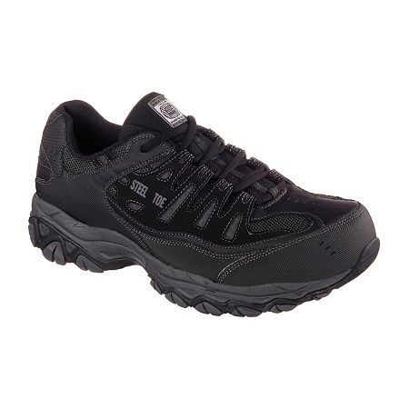  Mens > shoes > Work Shoes-Skechers Mens Cankton Work Shoes