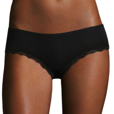 City Streets Lace Trim Hipster Hipster Panty