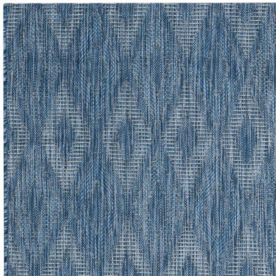 Safavieh Courtyard Collection Elisa Geometric Indoor/Outdoor Runner Rug