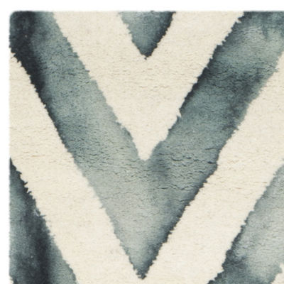 Safavieh Dip Dye Collection Ronnie Chevron Runner Rug