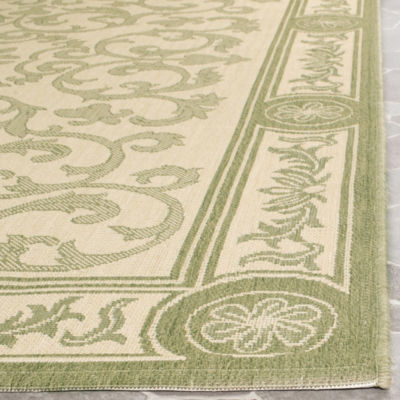 Safavieh Courtyard Collection Miah Floral Indoor/Outdoor Area Rug