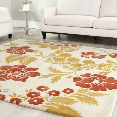 Safavieh Capri Collection Ilbert Floral Square Area Rug