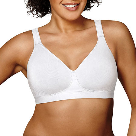 Playtex 18 Hour Cotton Stretch Ultimate Lift & Support Wireless Full Coverage Bra-Us474c, Dd, White