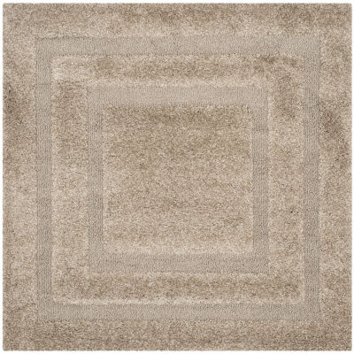 Safavieh Shag Collection Smith Solid Square Area Rug