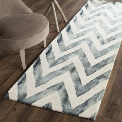 Safavieh Dip Dye Collection Ronnie Chevron Runner Rug