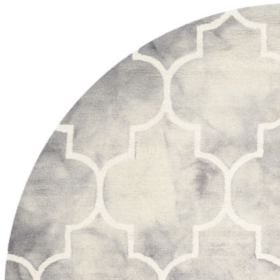 Safavieh Dip Dye Collection Sierra Geometric RoundArea Rug