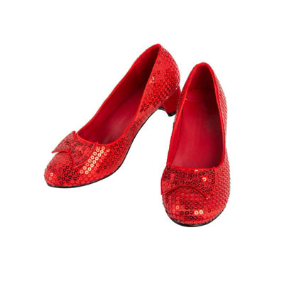 Girls red sequin shoes new arrivals