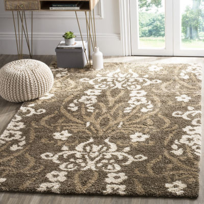 Safavieh Shag Collection Tristen Floral Square Area Rug