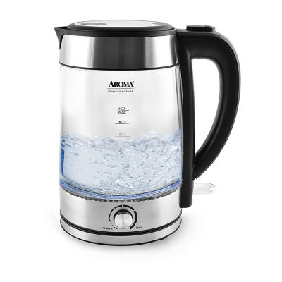 Aroma 1.7L Dial Electric Glass Kettle AWK165M, Color Clear JCPenney